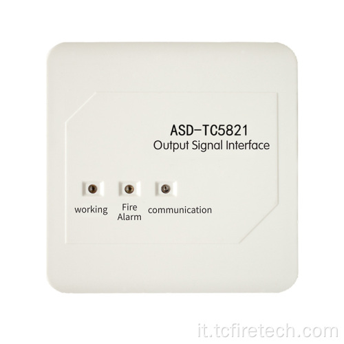 Interfaccia del segnale di uscita ASD-TC5821 per il sistema di allarme antincendio
